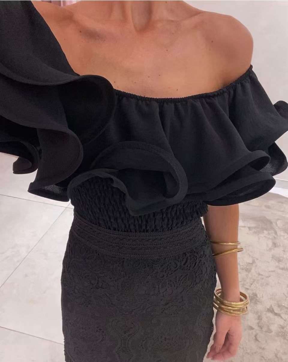 Top Carmen a Balze in Stile Bardot